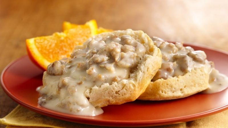 Biscuits and Sausage Gravy*