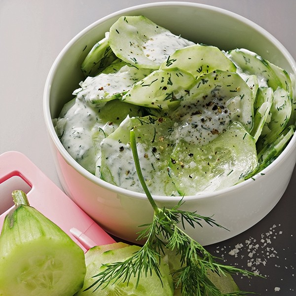 Gerkensalat- cucumber salad