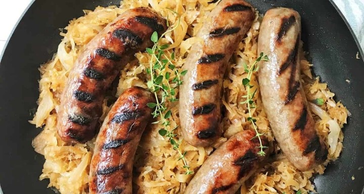 Mixed Sausage and Kraut