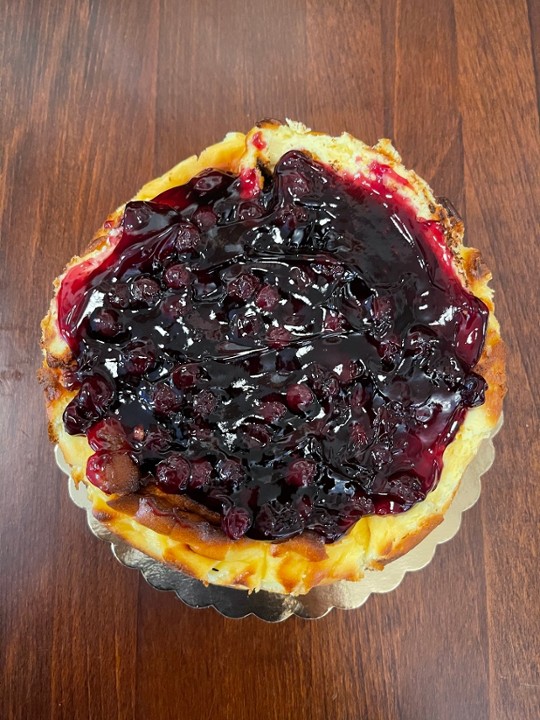 #78 Blueberry  Basque Burnt Cheesecake