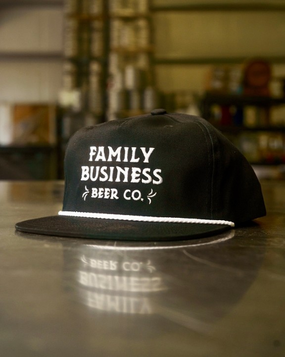 Black Embroidered Dad Hat