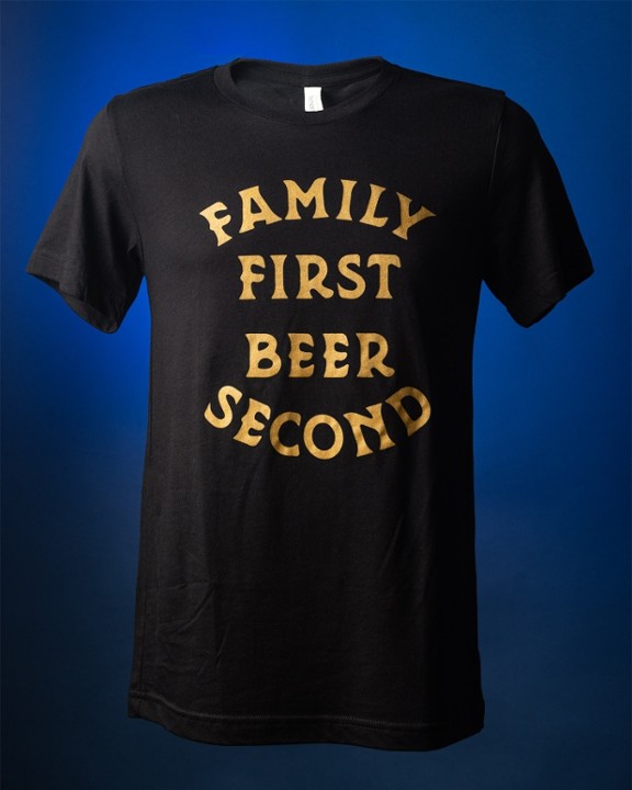 (Small) Family First Black T