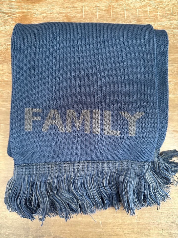 Family Beer Scarf - Blue