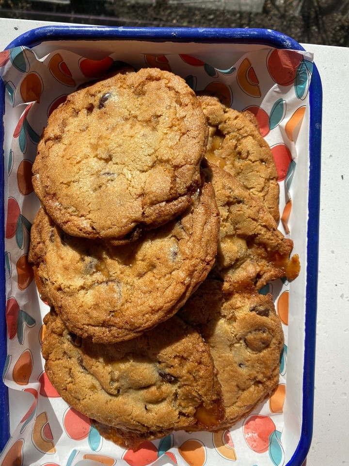 salted toffee chip cookie
