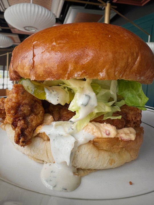 FRIDAY ONLY: fried chicken sandwich