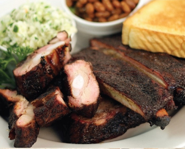 Hog Pen BBQ 800 Walnut St. - Dry Rib Dinner