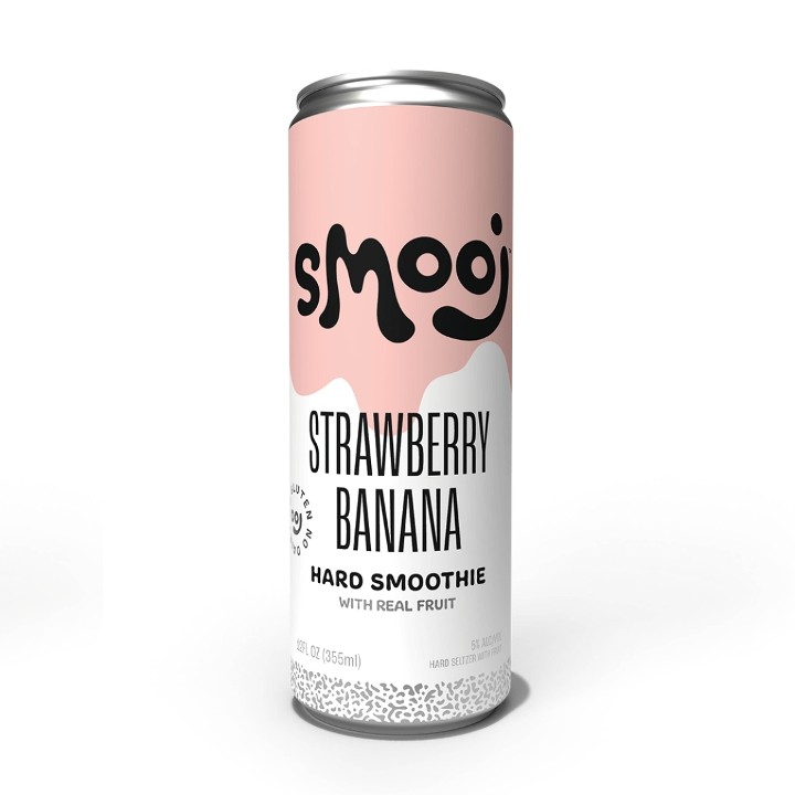 CANS - 4pk - Strawberry Banana Smooj