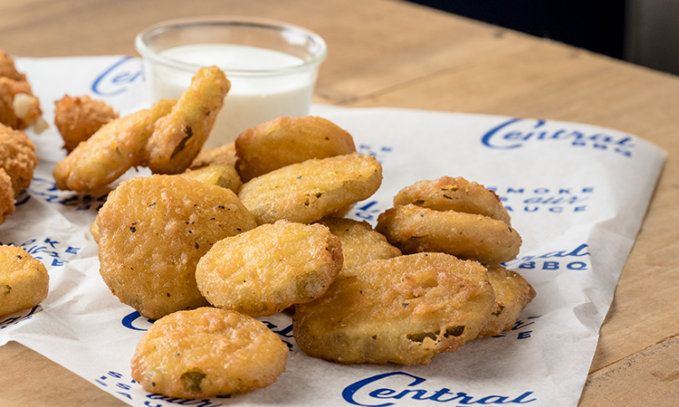 Fried Pickles w/ Chipotle Ranch Dressing (serves 2-3)