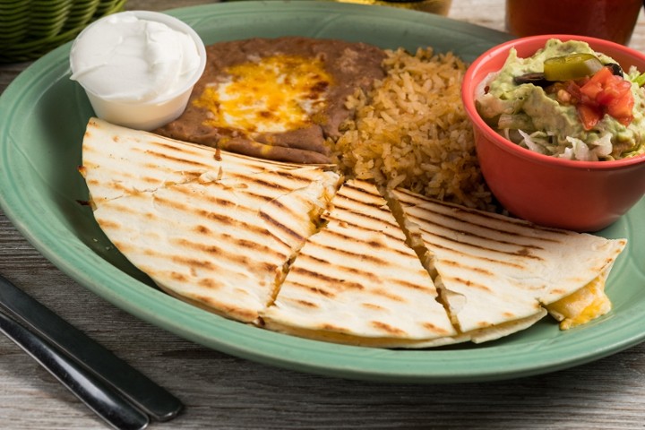 Quesadilla Plate Beef or Chicken
