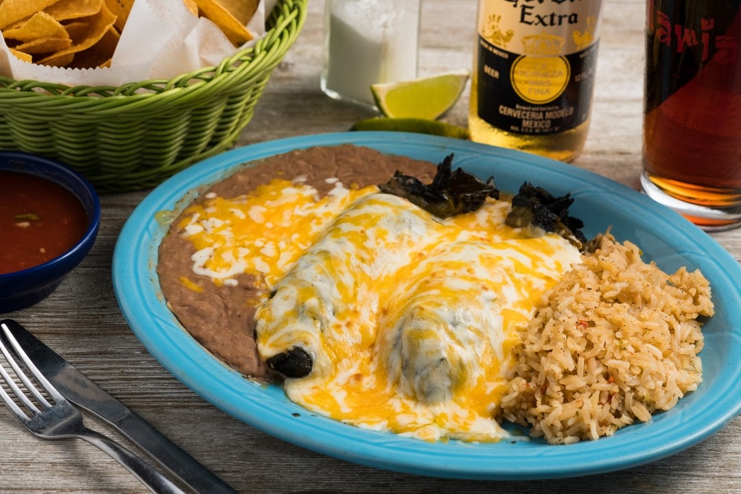 (2) Chili Rellenos (Cheese)