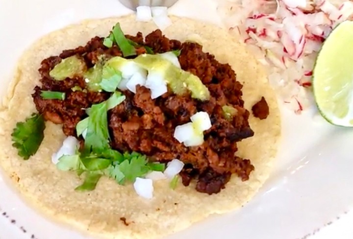 Plant-based Chorizo Tacos (Vegan)