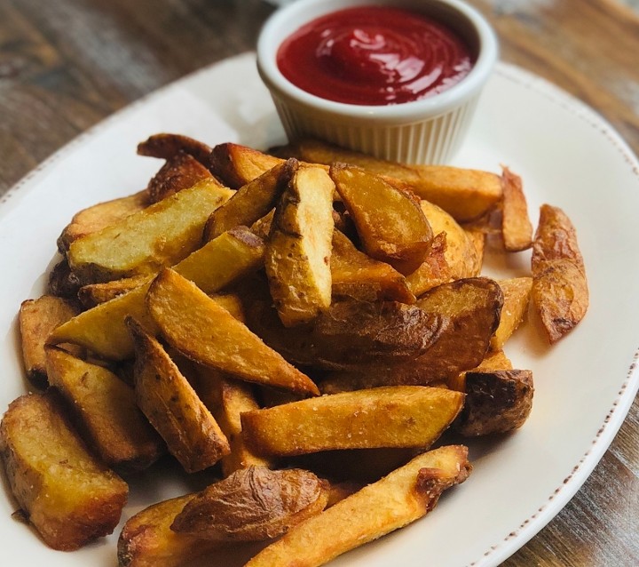 Hand Cut Fries.