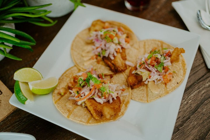Baja Fish Tacos (3)