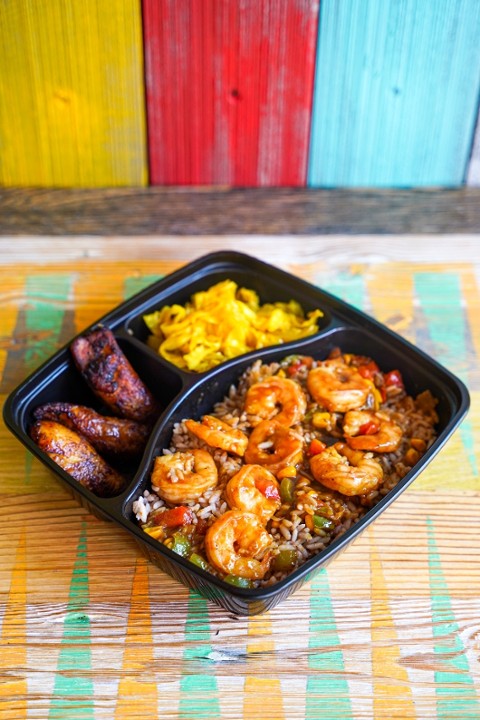 Jerk Shrimp box