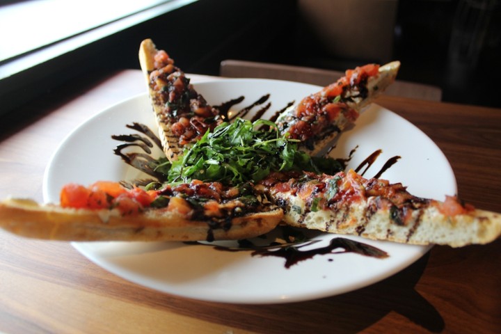 Tomato & Goat Cheese Bruschetta