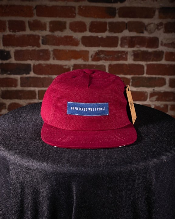 Burgundy Unfiltered West Coast Snapback Hat