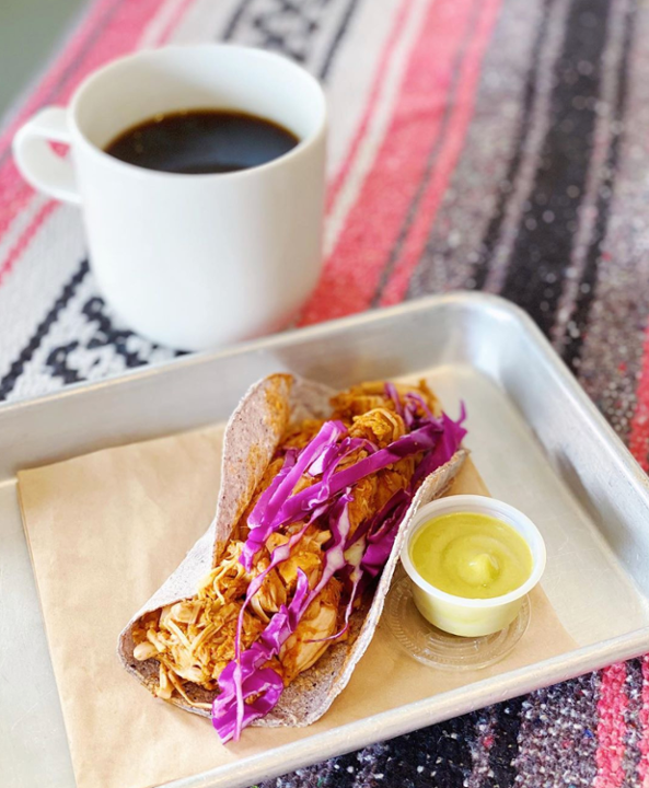 Drip Coffee + Revolucion Street Taco