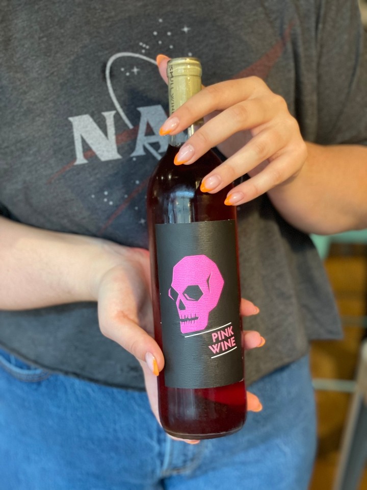 Bottle Pink Wine