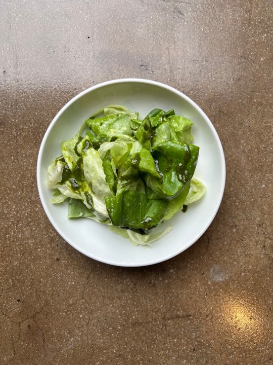 butter lettuce. zhug. meyer lemon (pb) (gf)