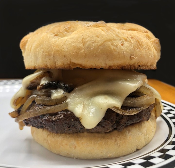 1/3 lb Mushroom & Swiss Burger