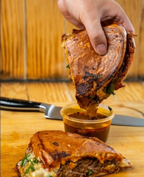 Birria Sandwich Dip