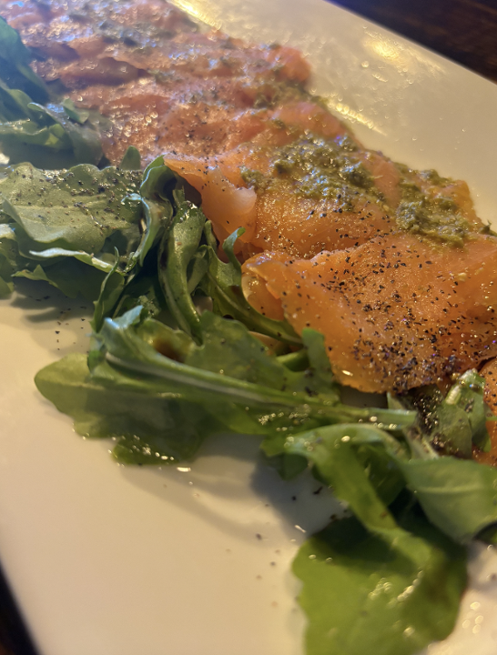 Smoked Salmon Carpaccio