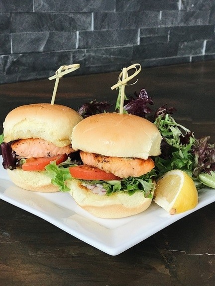 Salmon Sliders