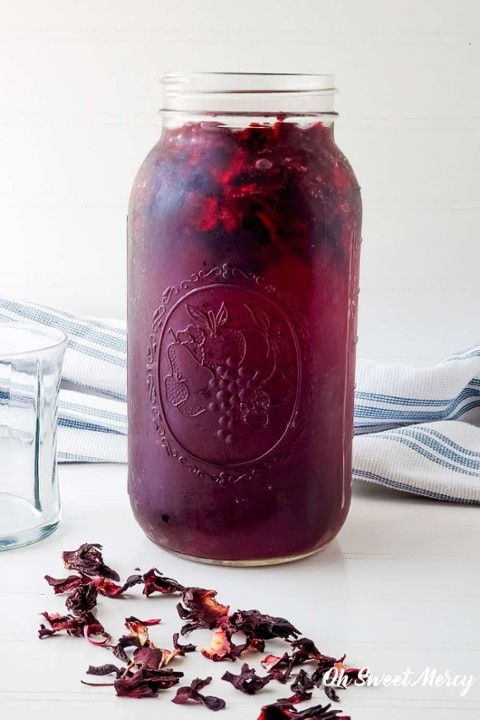 Organic Hibiscus Iced Tea