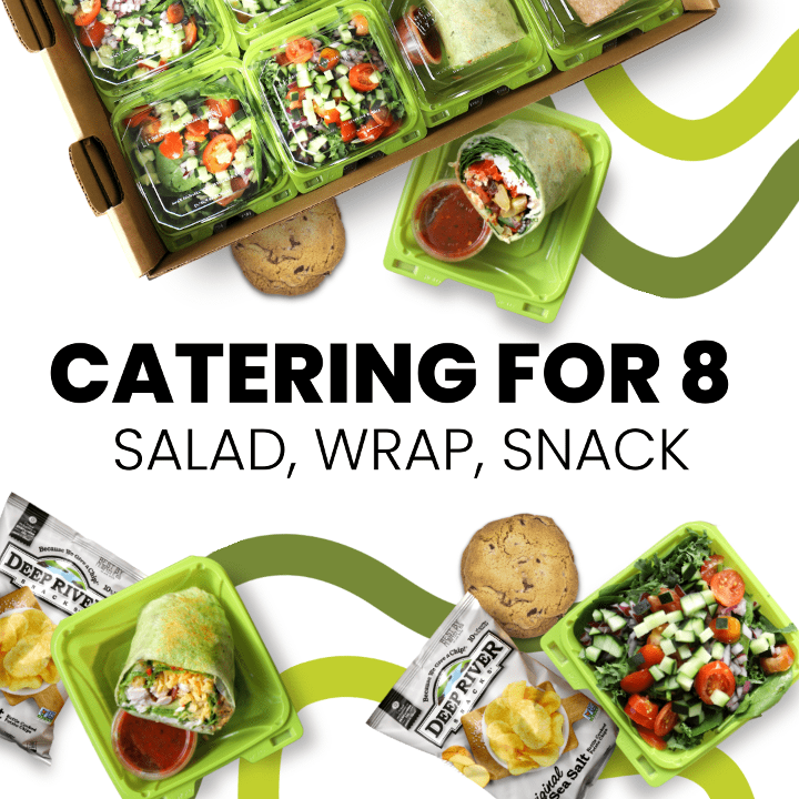Wrap, Salad, and Snack Combo