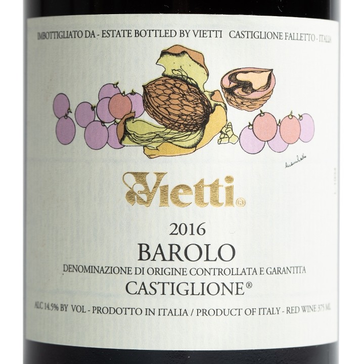 Nebbiolo, Vietti, Barolo Castiglione, Piedmont