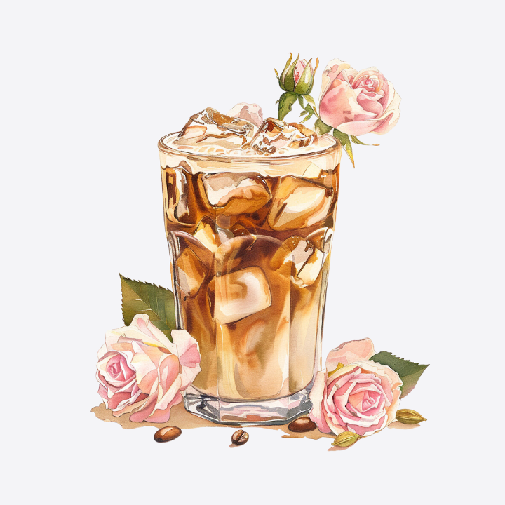 Cardamom Rose Latte  (New!)