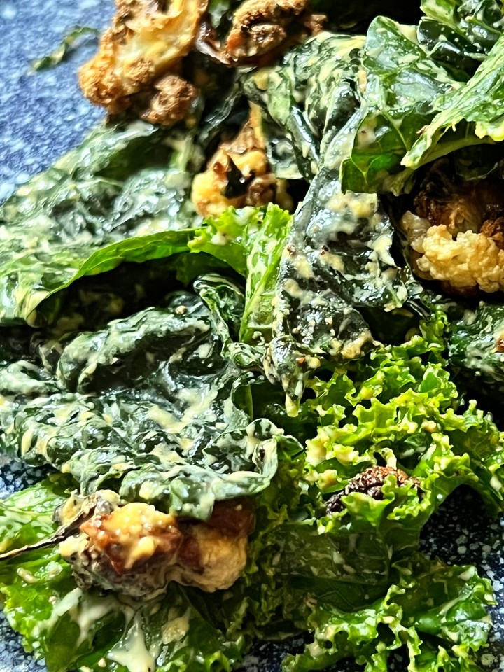 Kale-i-Flower Caesar (Vegan, Nuts)