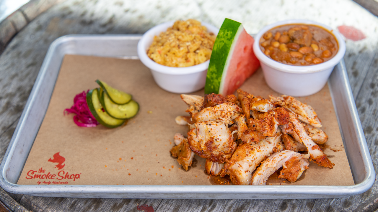 Pulled BBQ Chicken Plate