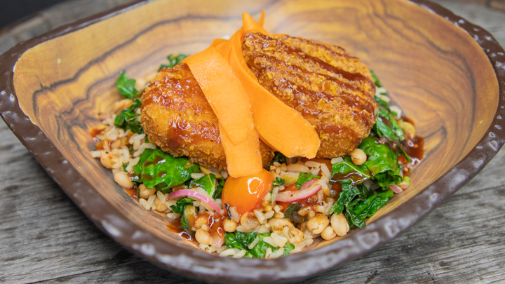 Crispy Plant-Based Chicken Hot Bowl (Vegan)