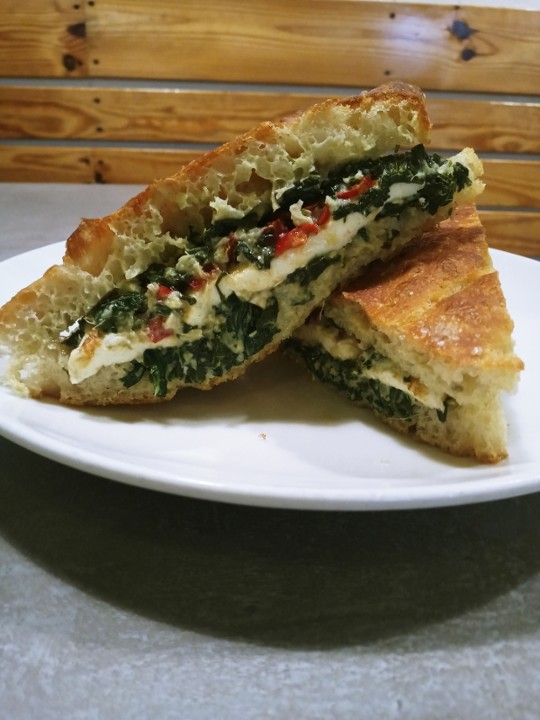 Saag Paneer Grilled Cheese