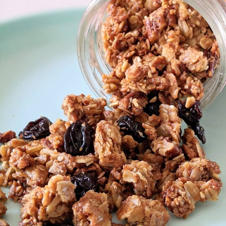 Bag of Tahini, Olive Oil, and Sour Cherry Granola