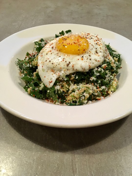 Crispy Rice Salad & Fried Egg