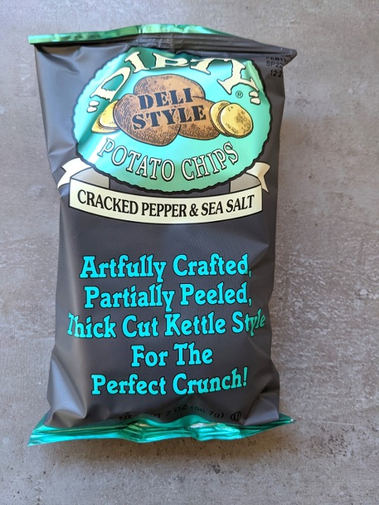 Cracked Pepper and Sea Salt Chips