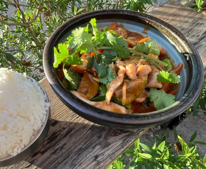 Dried Red Curry Chicken