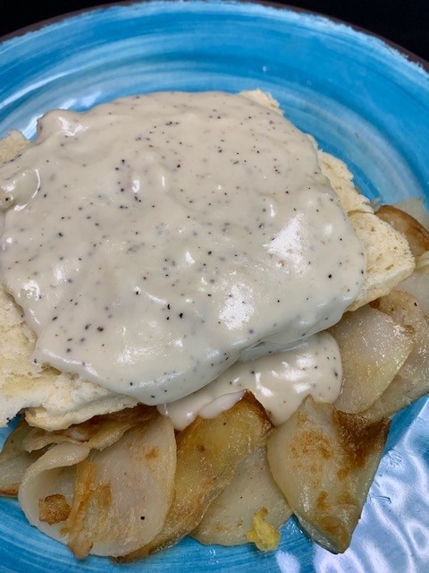 Biscuit And SAUSAGE Gravy