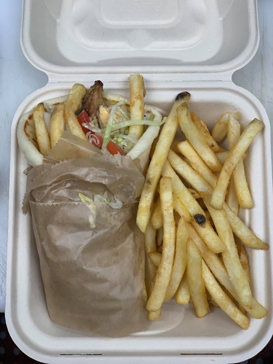 Chicken Gyro w/ Fries