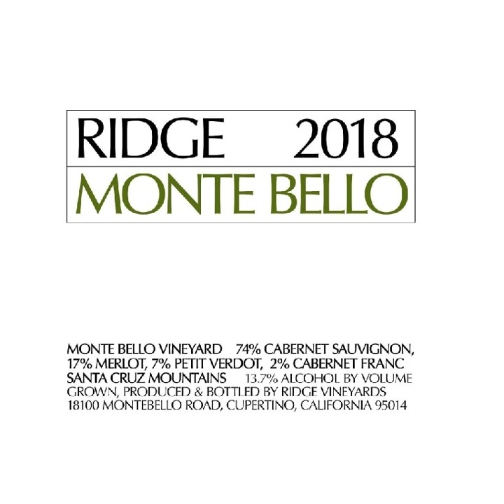 Ridge Monte Bello