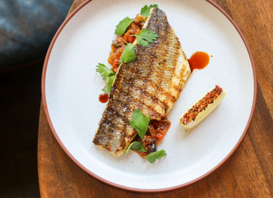 Branzino Caponata