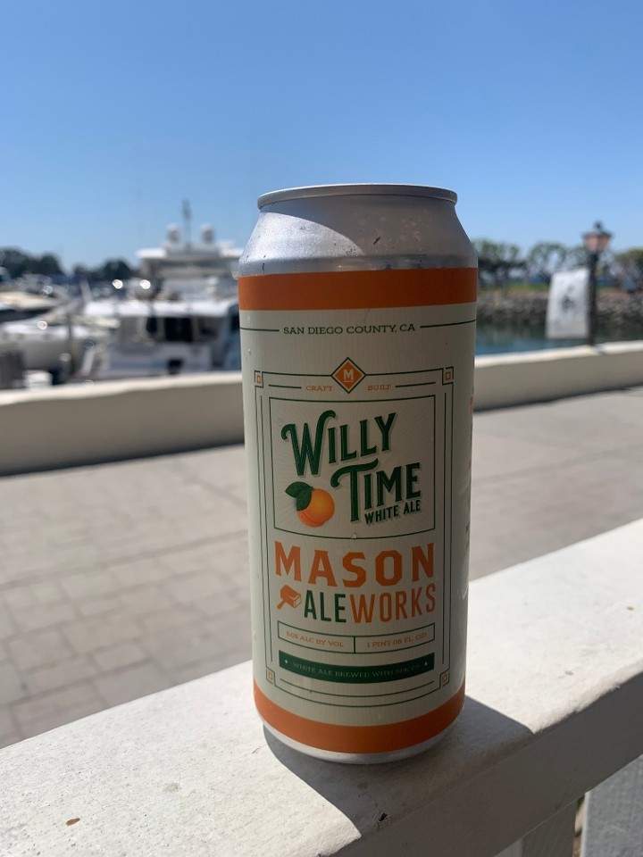 MASON ALE WORKS WILLY TIME BELGIAN WHITE ALE