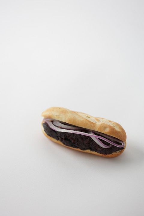 69. Morcilla and red onion