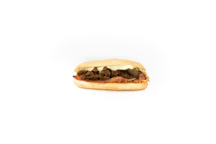 54. Philly steak, bacon and mayo