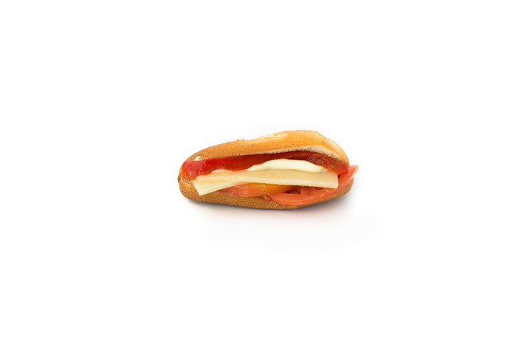 71. Manchego cheese, tomato, roasted pepper and mayo