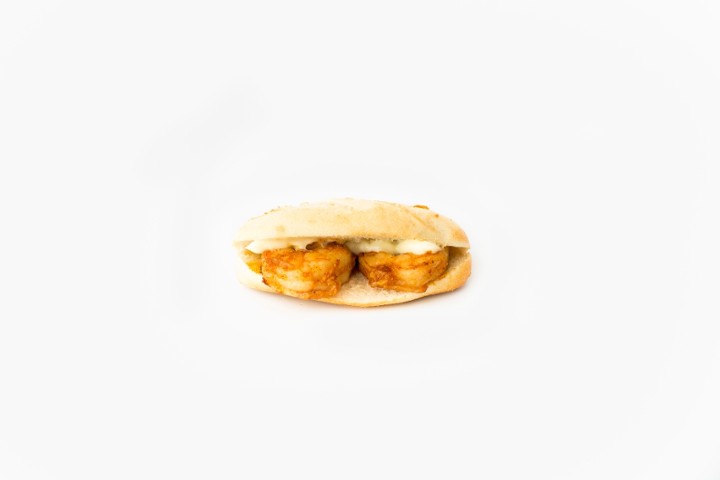 89. Garlic Shrimp and honey mustard ( Chapata Bread)