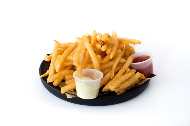 Fries with 2 sauces
