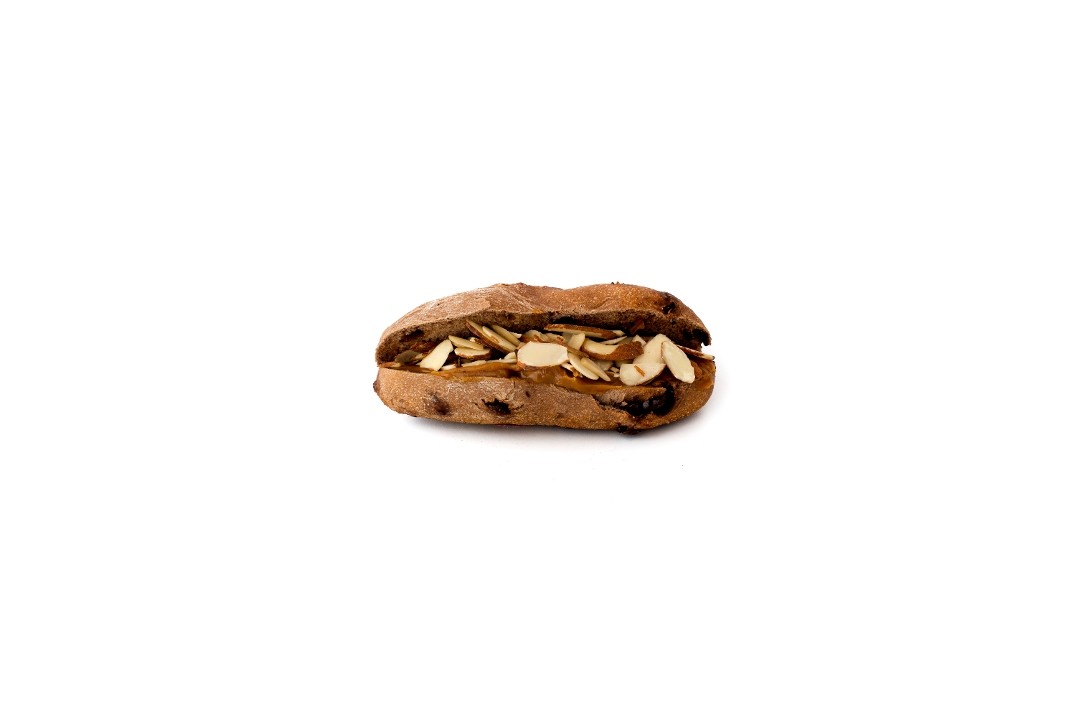 100. Dulce de Leche and Almonds (chocolate bread)